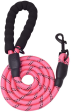 5 FT Thick Highly Reflective Dog Leash-Pink Supply