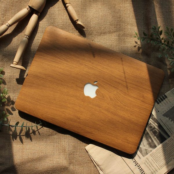 Wood Macbook Pro Case Laptop Case for Macbook Air Wood Grain Protective Wood Case for Apple Mac Air Pro 13 15 16 inch For Cheap