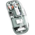 Arctic Fox Pureview Transparent Wireless and Bluetooth Rechargeable Mouse on Sale