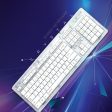 New Arctic Fox Crystal Wired Keyboard For Cheap