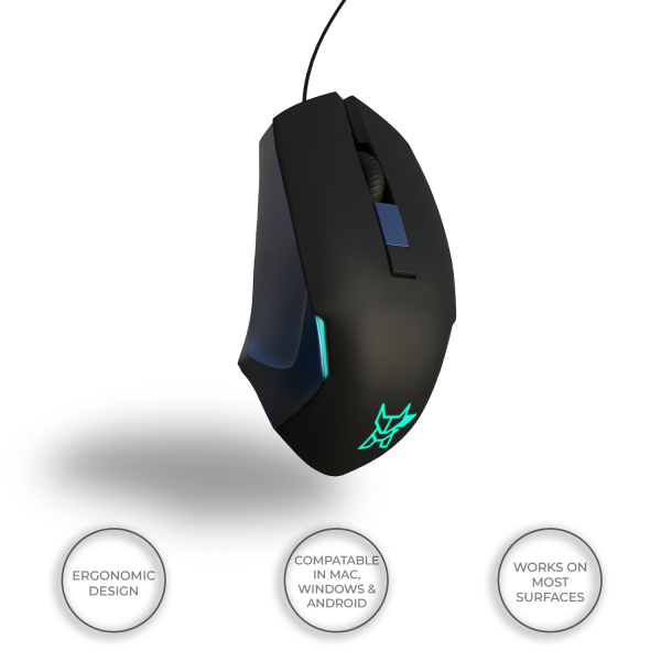 New Arctic Fox Gaming Mouse and Wired Keyboard Combo For Discount