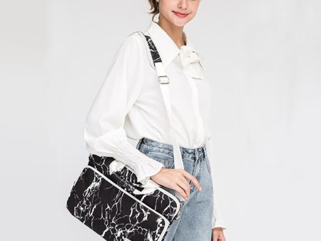 Laptop Shoulder Bag for Young Lady Handle Shoulder Messenger Case MacBook Air Pro 13.3  15 ,Marble Online