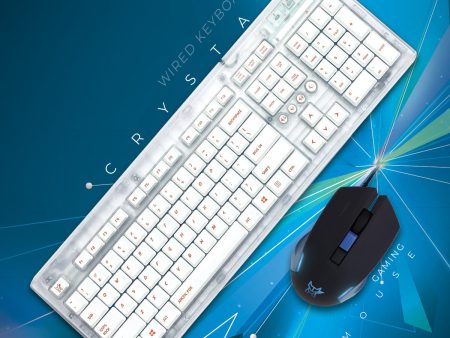 New Arctic Fox Gaming Mouse and Wired Keyboard Combo For Discount