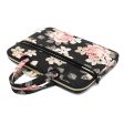 Flower Laptop Shoulder Bag 13 14 15 15.6  Pouch PC Canvas Notebook Handle Case For Macbook HP Lenovo Cheap