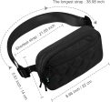 ZINZ Fanny Packs Waist Belt Bags for Travel and Daily Use, Crossbody Bum Hip Bag for Women and Men,Black Online Hot Sale