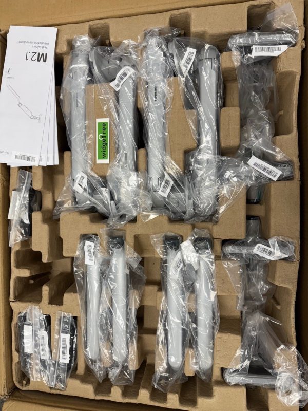 (4 pack) Humanscale Monitor Arm M2.1 (4 pack) - M21CMWBTB    Used For Sale