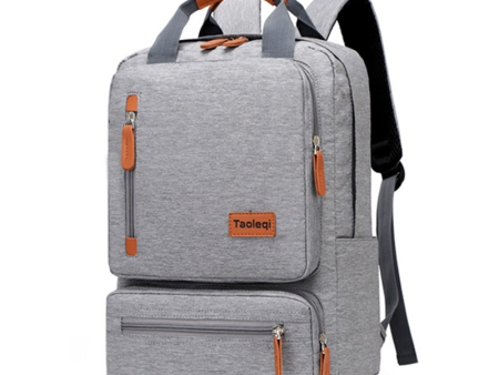 Laptop Backpack Lightweight 15 inch Laptop Bag 2021 Waterproof  Travel Backpack Gray Online Sale