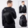 Sling Bag Fit in 14.1inch Laptop with USB Charging Bottle Pocket 8L Online Sale