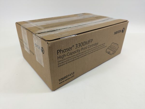 Xerox Phaser 3300MFP Black Toner Cartridge - 106R01412    Used Supply