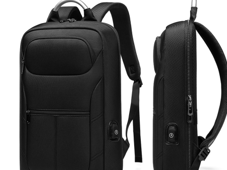 Black Laptop Backpack Waterproof 15.6inch Laptop Bag Fashion Unisex Travel Outdoor Backpack Online Sale