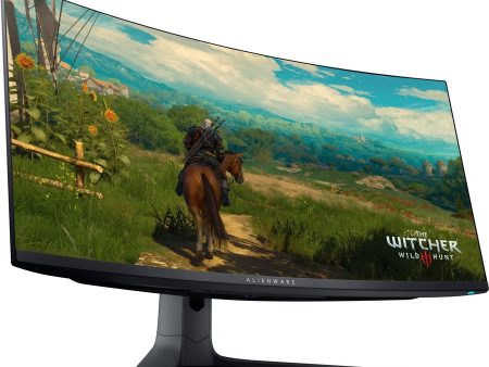 Alienware AW3423DWF 34 Class UW-QHD Curved Screen Gaming OLED Monitor - 21:9 - Dark Side of the Moon - AW3423DWF For Cheap