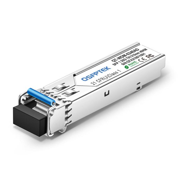 Brocade E1MG-1G-BXU-40 Compatible 1000BASE-BX-U 1G BiDi SFP 1310nm-TX 1550nm-RX 40km DOM LC SMF Optical Transceiver Module Online Sale