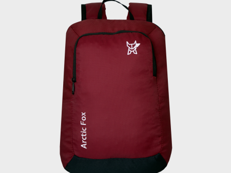 Arctic Fox Pug Dobby Maroon Backpack Sale