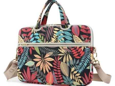 Canvas Laptop Shoulder Bag Messenger Bag for Women Hot on Sale