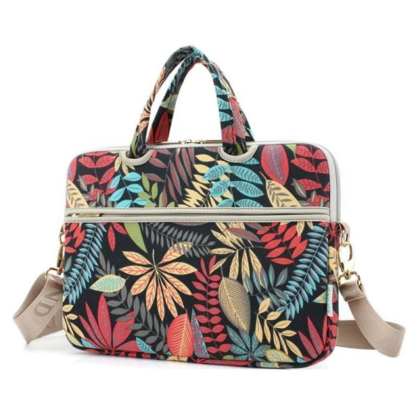 Canvas Laptop Shoulder Bag Messenger Bag for Women Hot on Sale