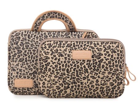 Leopard Print MacBook Air Pro Sleeve 13.3inch Laptop Sleeve Bag Handbag Sleeve Case Sale