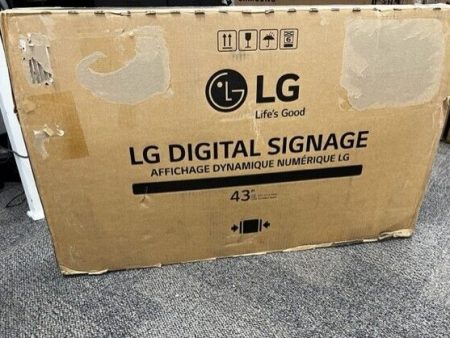 LG 43  FHD LED LCD Signage TV - 43SM5B-B    Used Hot on Sale