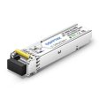 Brocade E1MG-1G-BXD-120 Compatible 1000BASE-BX 1G BiDi SFP 1550nm-TX 1490nm-RX 120km Optical Transceiver Module Online Sale