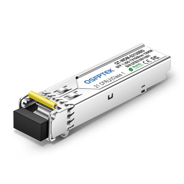 Brocade E1MG-1G-BXD-120 Compatible 1000BASE-BX 1G BiDi SFP 1550nm-TX 1490nm-RX 120km Optical Transceiver Module Online Sale