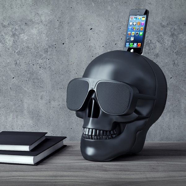 Jarre Aeroskull HD+ Bluetooth Speaker - Matte Black For Discount