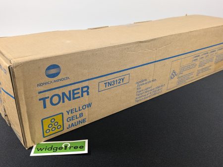 Konica Minolta TN312Y Yellow Toner Cartridge - 8938702    New Supply