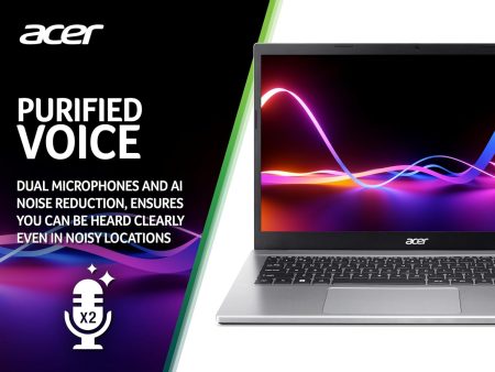 Acer Aspire 3 Laptop - AMD Ryzen 7 5700U, 16GB, 1TB SSD, Integrated Graphics, 15.6-inch FHD, Windows 11, Silver Sale