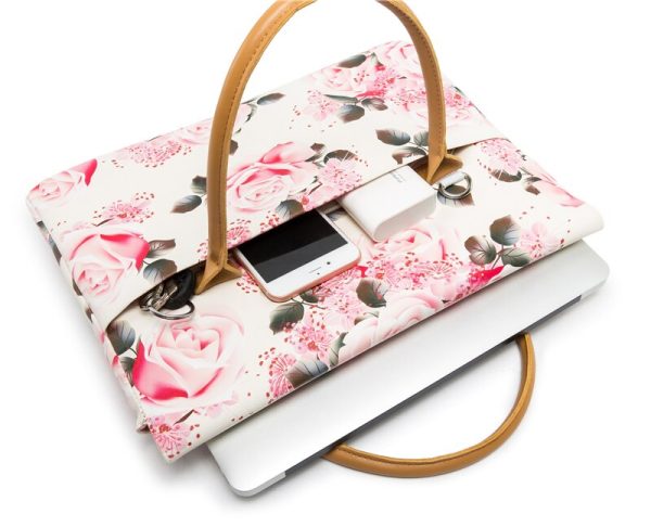 Macbooke Air Pro Shoulder Bag Rose with Handle for Lady Laptop Bag For MacBook Air Pro Discount