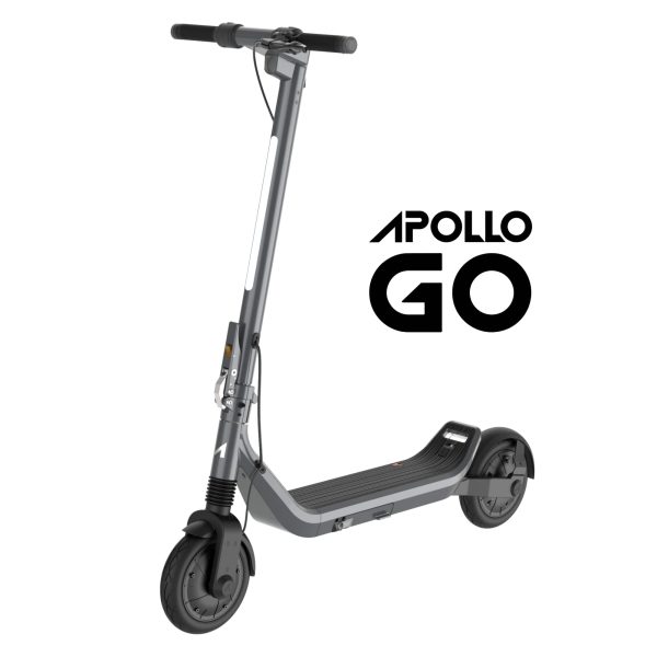 Apollo - Go 2024 Premium Dual-Motor  Electric Scooter w 40 mi Max Operating Range & 28 mph Max Speed - Space Gray - Discount