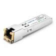 Brocade E1MGTX-A Compatible 10 100 1000BASE-T SFP SGMII RJ45 100m Copper Transceiver Sale