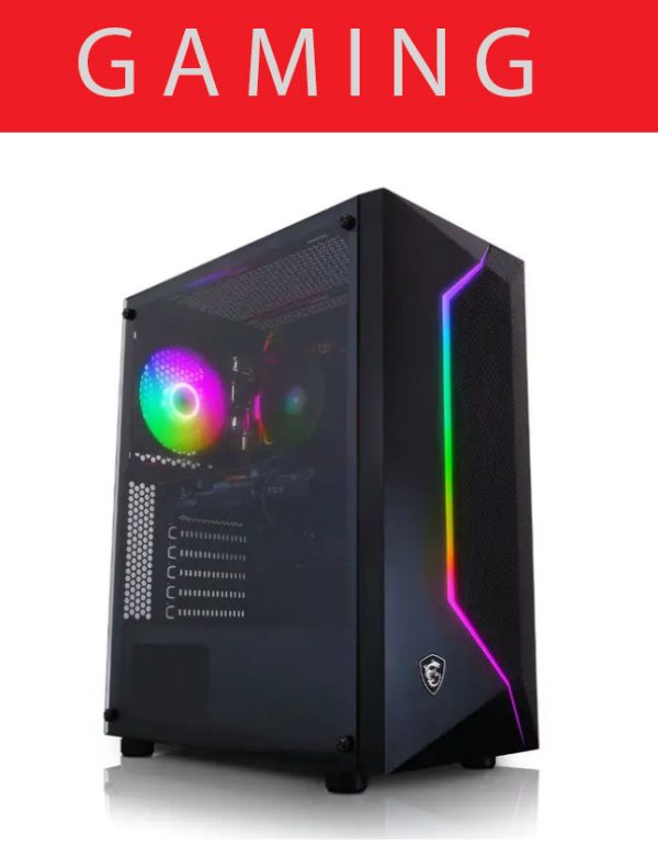 LWS Entry to Mid-Range Gaming VR Ready PC Nvidia MSI GTX 1650 4GB DDR5 Graphics  AMD Ryzen 5 4500 16GB RAM 512GB SSD Win11 Sale