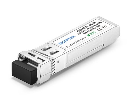 Brocade 10G-SFPP-BXD-80K Compatible 10GBASE-BX80-D BiDi SFP+ 1550nm-TX 1490nm-RX 80km DDM LC SMF Transceiver For Cheap