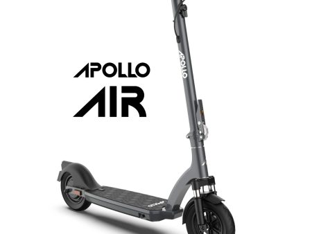 Apollo - Air 2024 Premium Electric Scooter w 43 mi Max Range & 21 mph Max Speed - Space Gray - on Sale