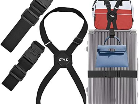 3 PCS High Elastic Luggage Straps Suitcase Belt with Lock-Buckles and Heavy Duty Bag Bungees Travel Accessories Hot on Sale