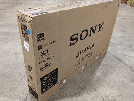 Sony BRAVIA 85  4K UHD HDR LED Digital Signage TV - FW85BZ40H    Used Fashion