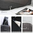 Sling Crossbody Bags Casual Splashproof  9.7 inch Crossbody Bag for Men Black Fashion