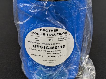 Brother 110M 4.33  TT Resin Black Ribbon Rolls 10pk - BRS1C450110    Used Supply