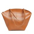 TOTE SHOULDER BROWN Cheap