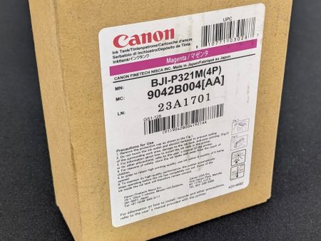 Canon BJI-P321M Magenta Ink Tank 4pk - 9042B004    New Online now