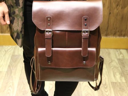 Women s Leather Backpack Vintage Backpack for Women PU Leather School Backpack Fashion